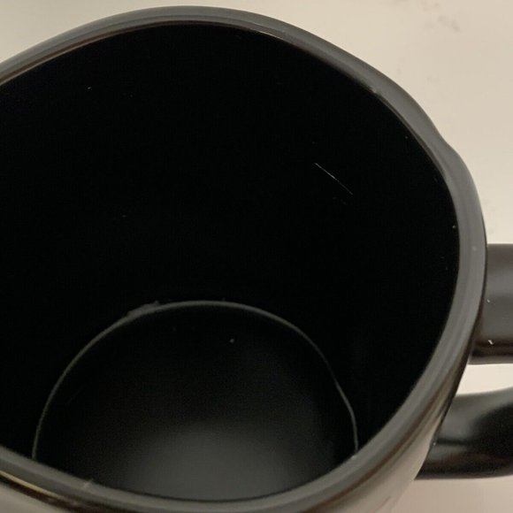 NIB Set of Rae Dunn Halloween Mugs WITCHFUL THINKING & HAUNT MESS Black Mug Set - Picture 4 of 9